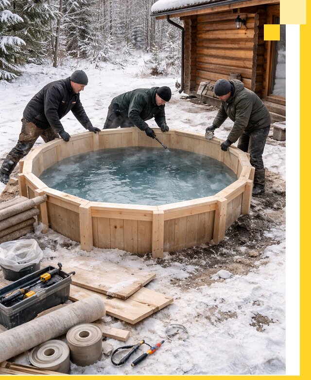Изготовление и установка ледяных купелей под ключ в Богородицке